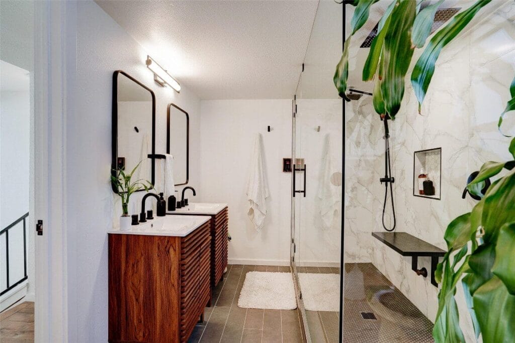 Bathroom Frameless Shower Remodel