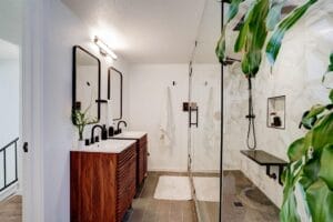 Bathroom Frameless Shower Remodel