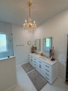 Elegant Bathroom Remodel with Classic Touches