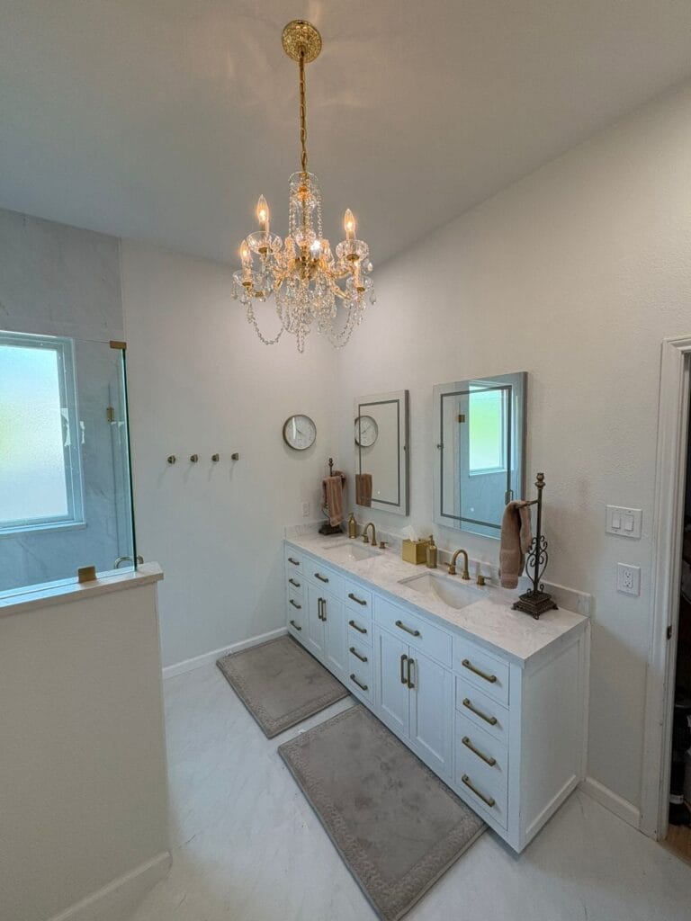 Elegant Bathroom Remodel with Classic Touches