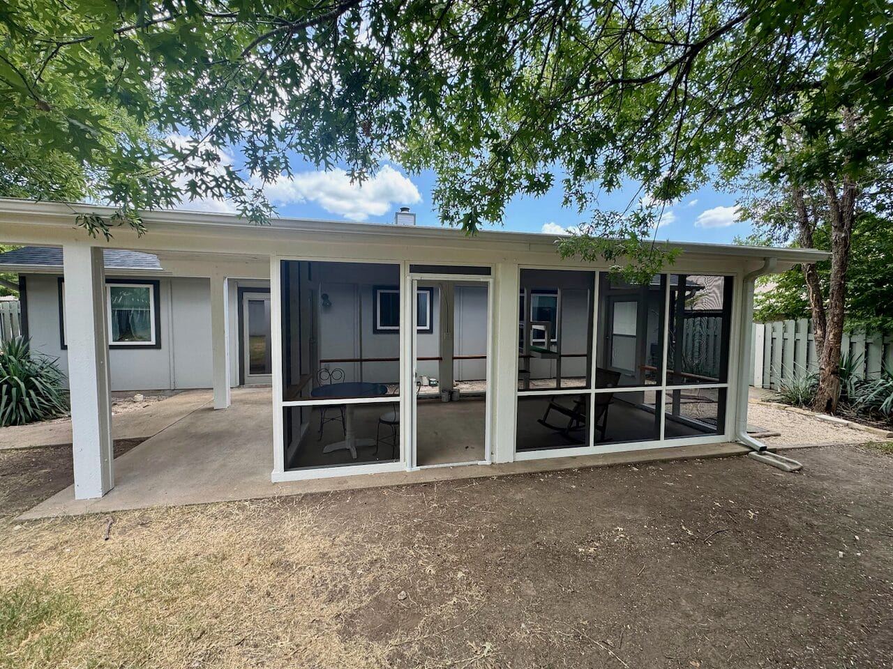 Screened in Patio with pass through to home - Catio and Cat Lovers Paradise