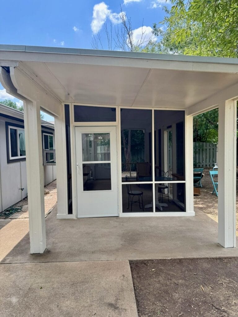 Screened in Patio with pass through to home - Catio and Cat Lovers Paradise