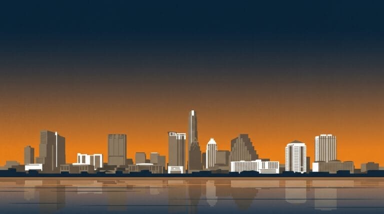 Austin Skyline Illustrated